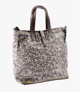 HAPPY MEMO Sac en Viscose, coton, cuir pour Femme 37 x 32 x 15 CM - 1