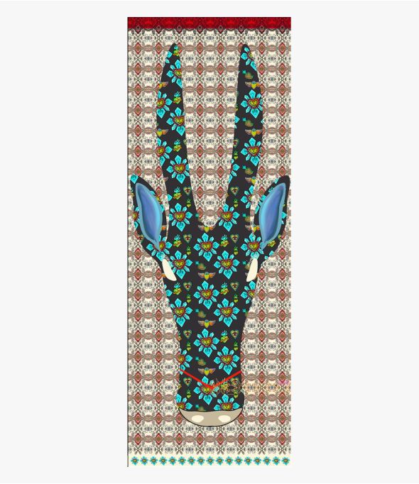 IBIS Zijden wollen sjaal voor dames 70x190 cm - - Storiatipic