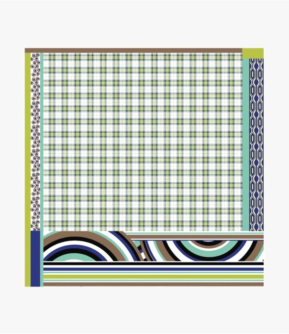 MARTA Cuadrado de Lana Grande para Mujer 140 x 140 CM - - Storiatipic