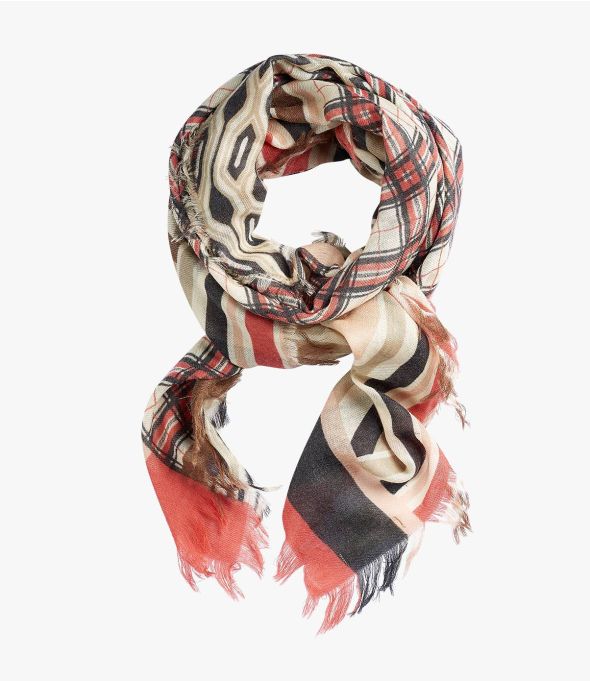 MARTA Grand carré en Laine pour Femme 140 x 140 CM - - Storiatipic