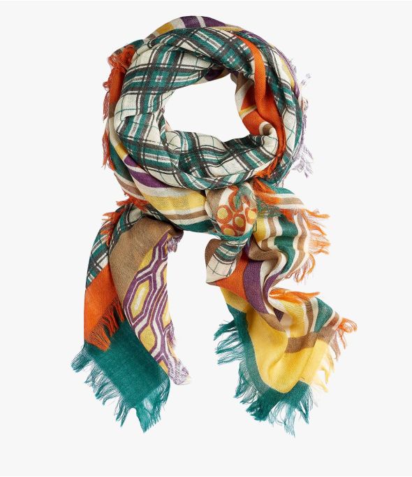 MARTA Grand carré en Laine pour Femme 140 x 140 CM - - Storiatipic