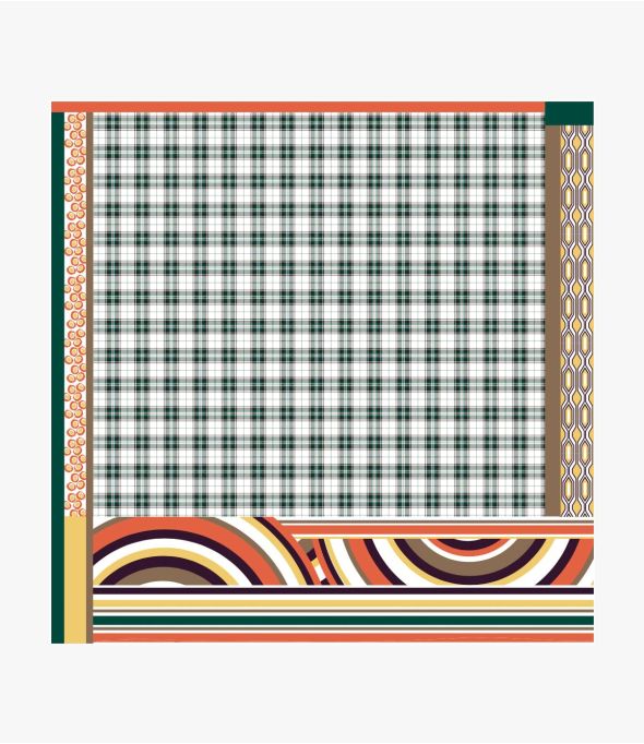 MARTA Grand carré en Laine pour Femme 140 x 140 CM - - Storiatipic