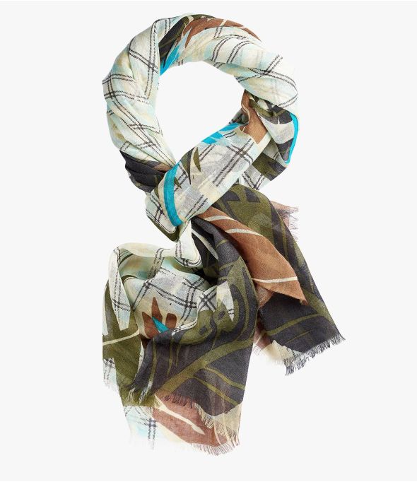 Bufanda de lana para hombre NAT 100 x 200 CM - - Storiatipic