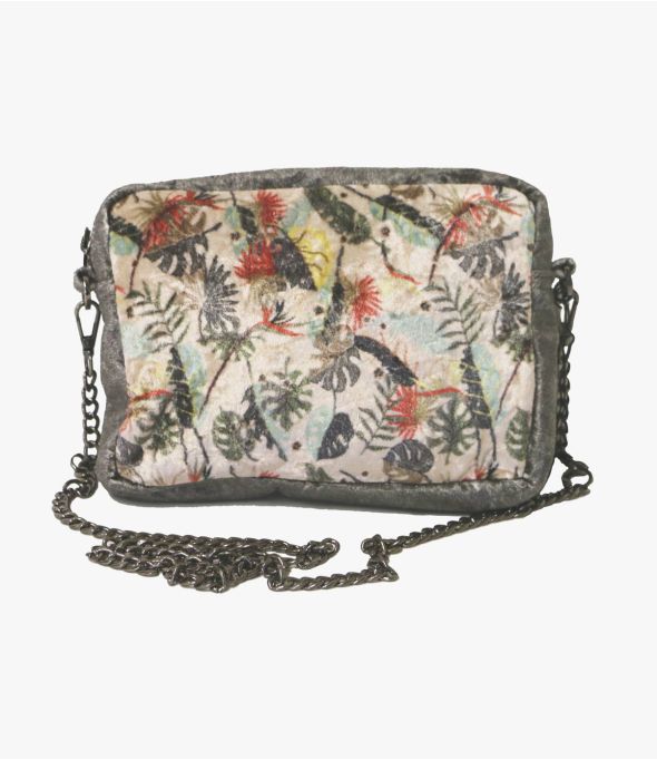 NIGHT MAEVA Kleine viscose katoenen tas voor dames 21 x 15 x 5 cm - - Storiatipic
