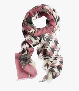 NIKKI Echarpe en Laine pour Femme 80 x 190 CM - - Storiatipic