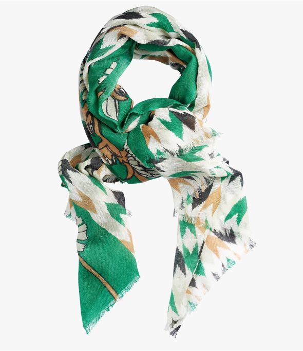 Bufanda de lana para mujer NIKKI 80 x 190 CM - - Storiatipic