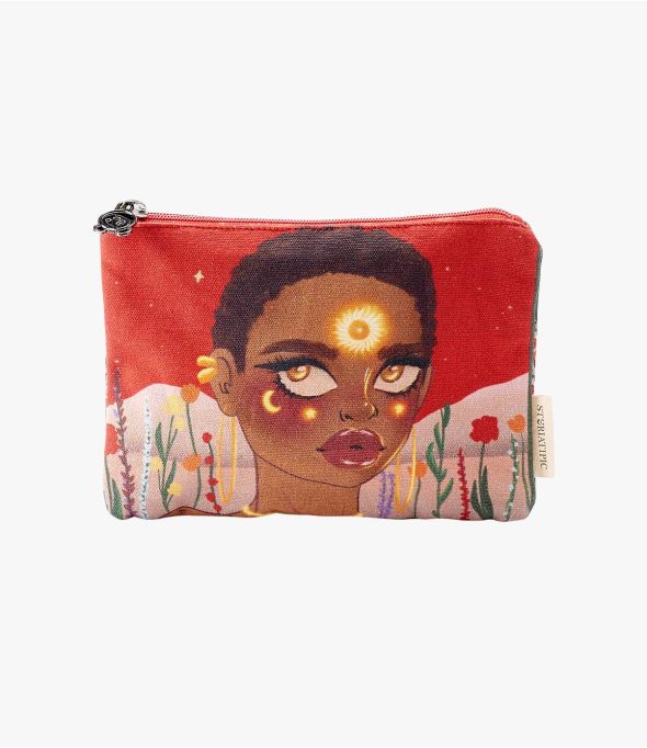 VANITY BRIQUE Baumwollbeutel, PE für Damen 21 x 15 CM - - Storiatipic
