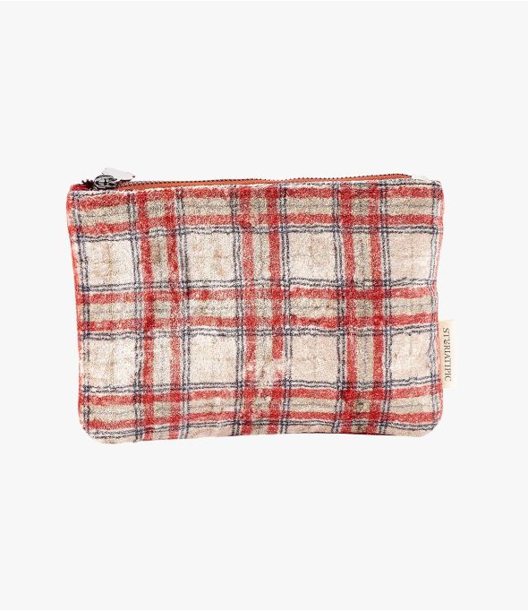 VANITY NAT Damen Clutch aus Viskose, Baumwolle 21 x 15 cm - - Storiatipic