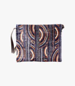 AFI BERTA Borsa Piccola in Viscosa, Cotone, Pelle da Donna 24 x 28 CM - - Storiatipic AFI BERTA Borsa Piccola in Viscosa, Cotone, Pelle da Donna 24 x 28 CM - - Storiatipic