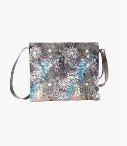 AFI OLGA Bolso Pequeño de Viscosa, Algodón, Piel para Mujer 24 x 28 CM - - Storiatipic AFI OLGA Bolso Pequeño de Viscosa, Algodón, Piel para Mujer 24 x 28 CM - - Storiatipic