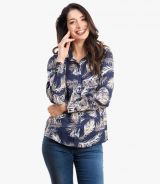 BONI PALOMA Women's Modal Shirt Storiatipic - 1