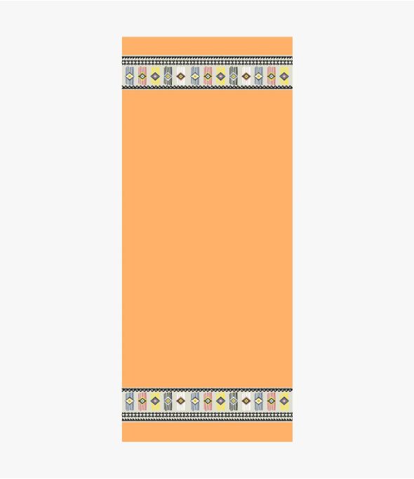 CELIA Foulard en Lin, broderies pour Femme 80 x 190 CM - - Storiatipic