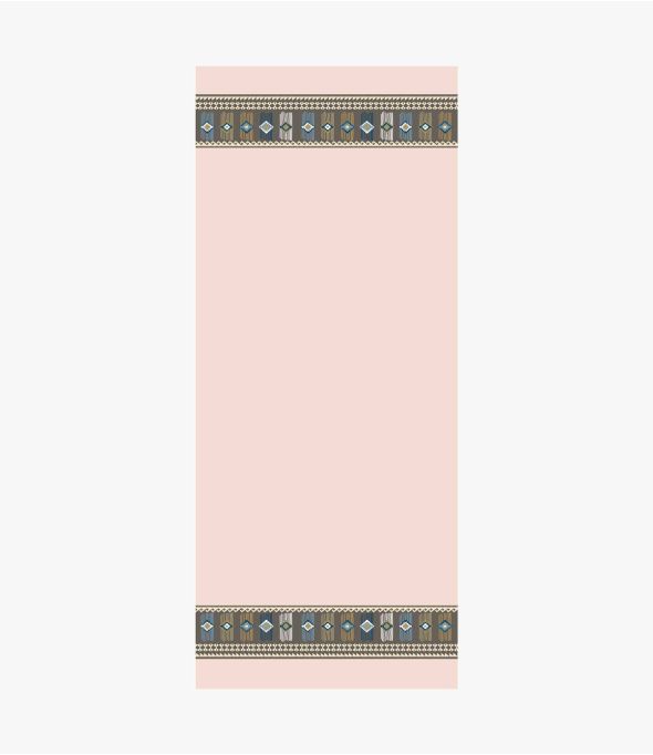 CELIA Linen Scarf with Embroidery for Women 80 x 190 CM - 1