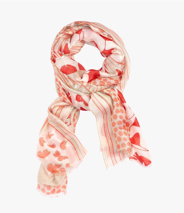 EXOTIC Foulard en Modal, soie pour Femme 100 x 200 CM - - Storiatipic