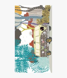 FLORIDA Foulard en Modal, soie pour Femme 100 x 180 CM - 5