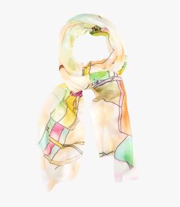 GAELLE Foulard en Modal, soie pour Femme 100 x 180 CM - - Storiatipic GAELLE Foulard en Modal, soie pour Femme 100 x 180 CM - - Storiatipic