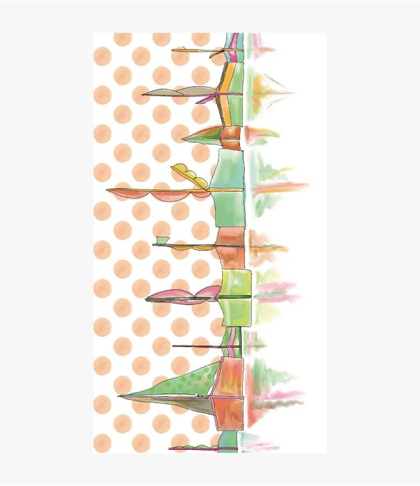 GAELLE Modal silk scarf for women 100 x 180 CM - - Storiatipic