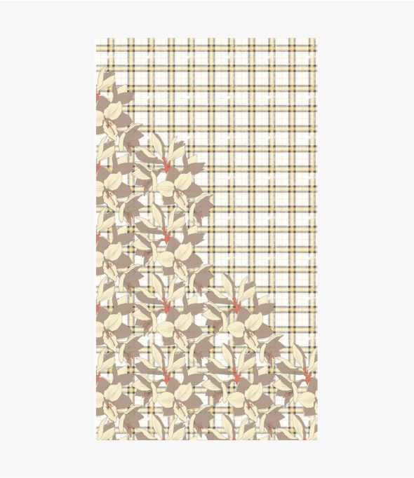 Sciarpa HILDA in modal di seta da donna 100 x 200 CM - - Storiatipic