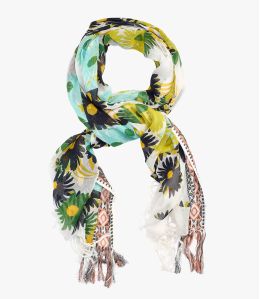 IRIS Foulard en Coton pour Femme 100 x 200 CM - - Storiatipic IRIS Foulard en Coton pour Femme 100 x 200 CM - - Storiatipic