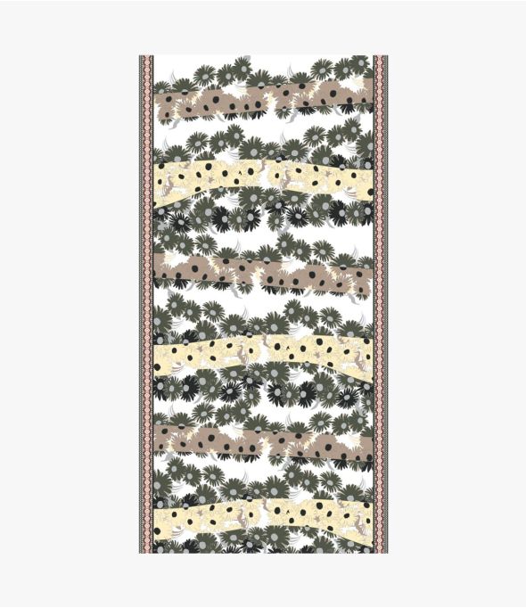 Sciarpa IRIS Donna in Cotone 100 x 200 CM - - Storiatipic