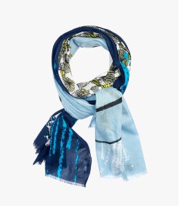 JACKIE Foulard en Coton pour Femme 100 x 200 CM - - Storiatipic JACKIE Foulard en Coton pour Femme 100 x 200 CM - - Storiatipic
