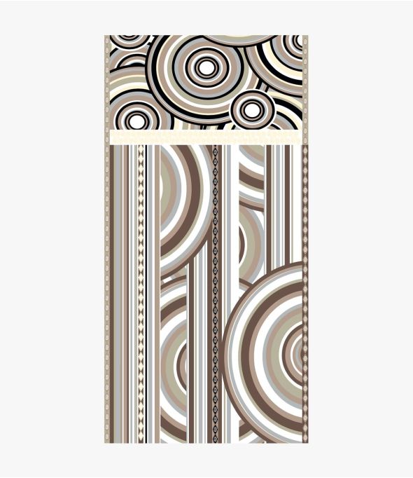 JOANE Foulard en Coton, broderies pour Femme 100 x 200 CM - - Storiatipic