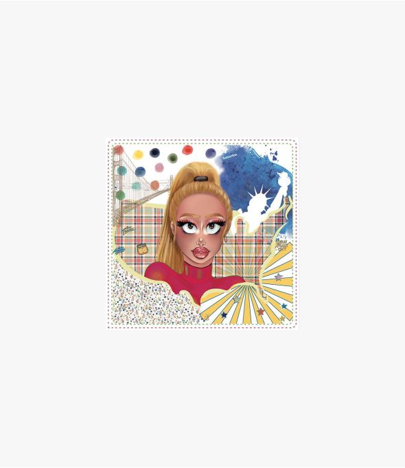 TESSA Zijden Dames Bandana 65 x 65 CM - - Storiatipic