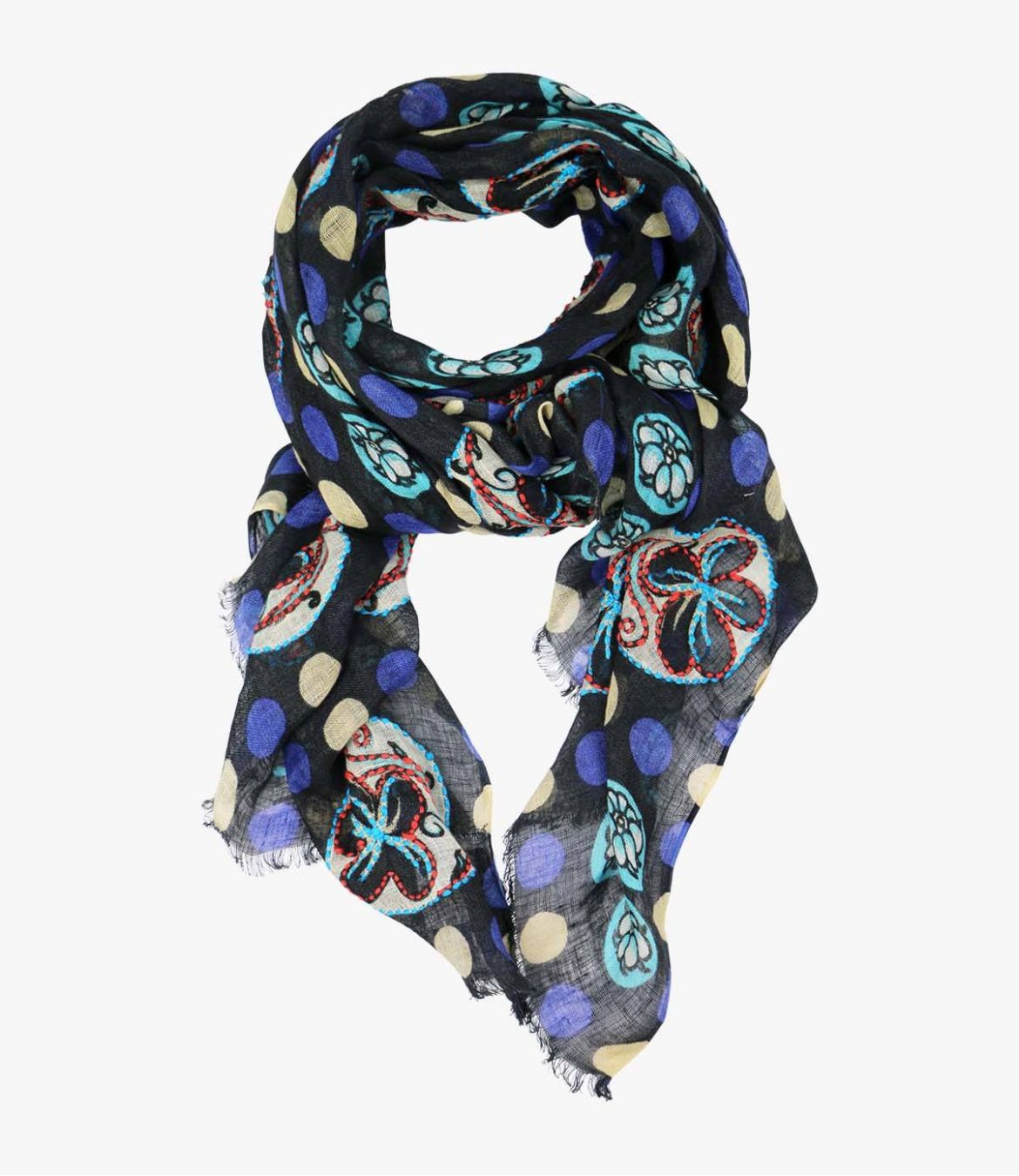BATIE Lin scarf for Women 80 x 190 CM Storiatipic - 1
