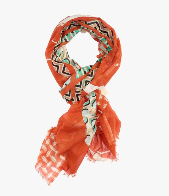 DALLAS Foulard en Coton pour Homme 100 x 200 CM - - Storiatipic