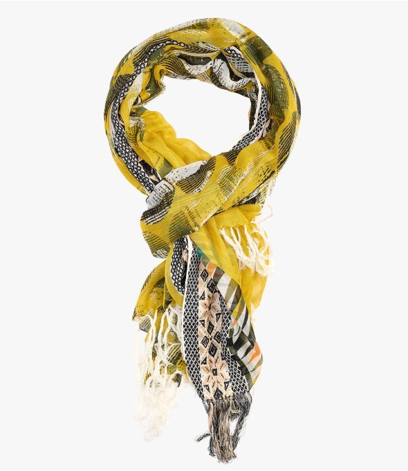 REMI Sciarpa da uomo in cotone jacquard 100 x 200 CM - - Storiatipic