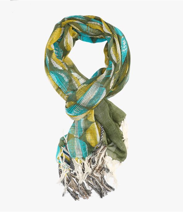 REMI Sciarpa da uomo in cotone jacquard 100 x 200 CM - - Storiatipic