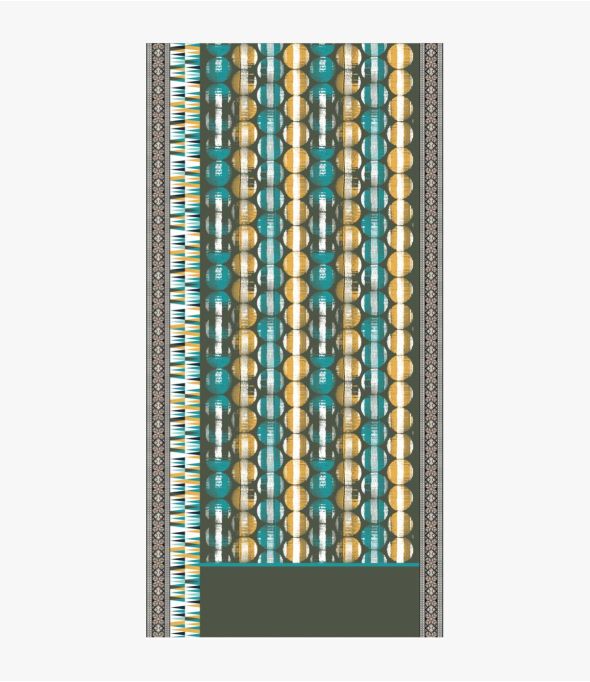 REMI Sciarpa da uomo in cotone jacquard 100 x 200 CM - - Storiatipic