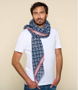 BILL Cotton scarf for men 100x200 cm Storiatipic - 5