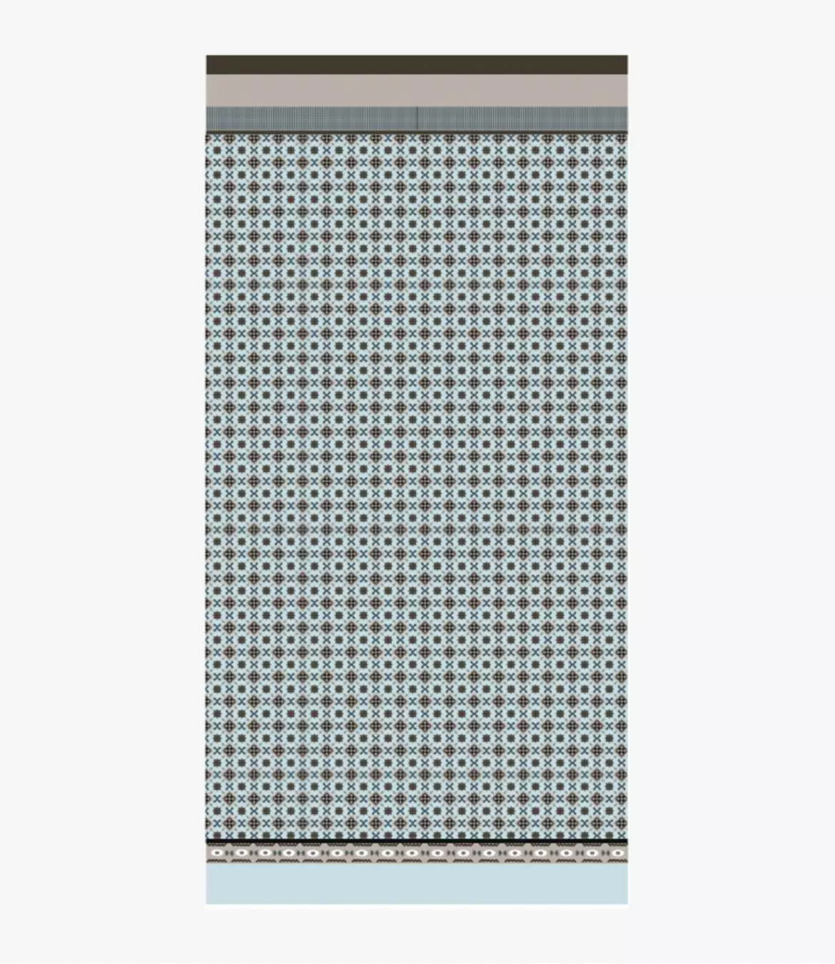 FIGARO Men's Cotton Scarf 100x200 cm Storiatipic - 2