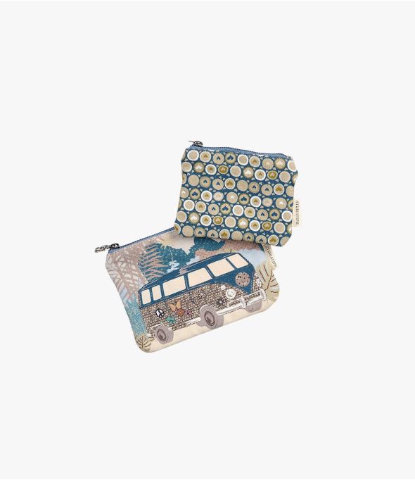 VANITY FLORIDA Women's Cotton Clutch Bag 21x15cm / 16x12cm - - Storiatipic