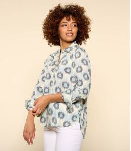 FRAN JADE CIEL Camisa Modal para Mujer - - Storiatipic FRAN JADE CIEL Camisa Modal para Mujer - - Storiatipic
