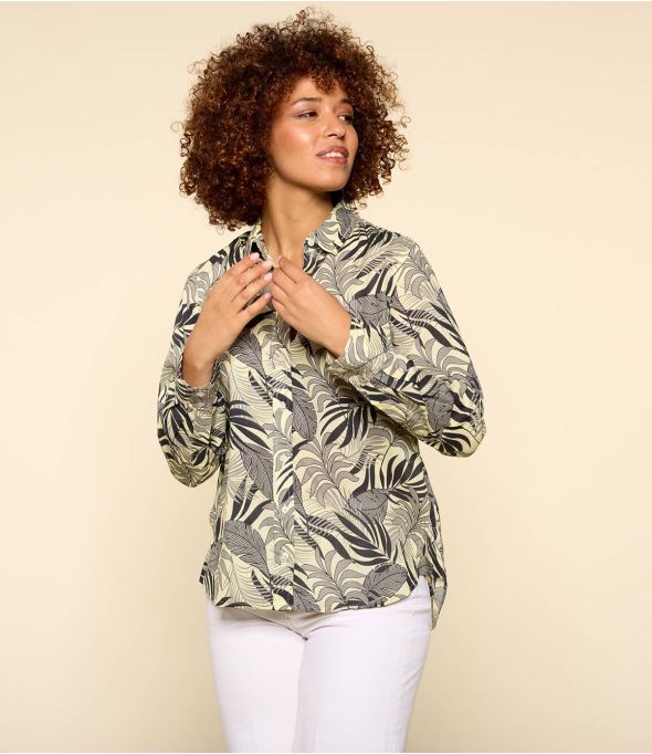FRAN THAÏS GRIS Damen Modal Hemd - - Storiatipic