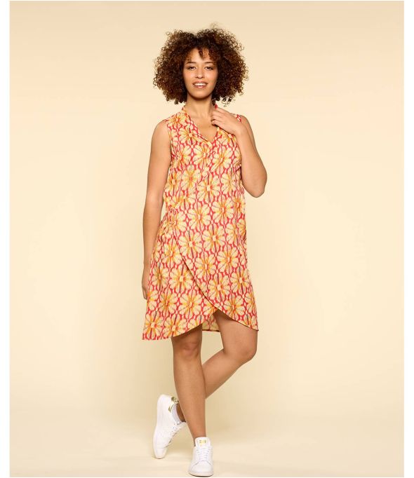 Vestido modal LOLA BOHO RED para Mujer - - Storiatipic