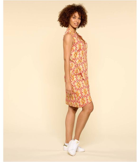 Vestido modal LOLA BOHO RED para Mujer - - Storiatipic