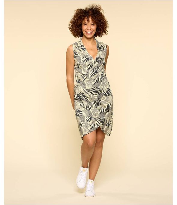 LOLA THAÏS GREY Modale jurk voor dames - - Storiatipic