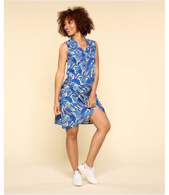 LOLA THAÏS INDIGO Abito in modal da donna - - Storiatipic