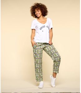 CLYDE BOHO BLUE Damen Modal Hose - - Storiatipic CLYDE BOHO BLUE Damen Modal Hose - - Storiatipic