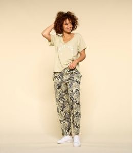 CLYDE THAÏS GRIS Pantalon en Modal pour Femme - 2