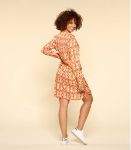 KAIA BOHO RED Modalkleid für Damen - - Storiatipic KAIA BOHO RED Modalkleid für Damen - - Storiatipic