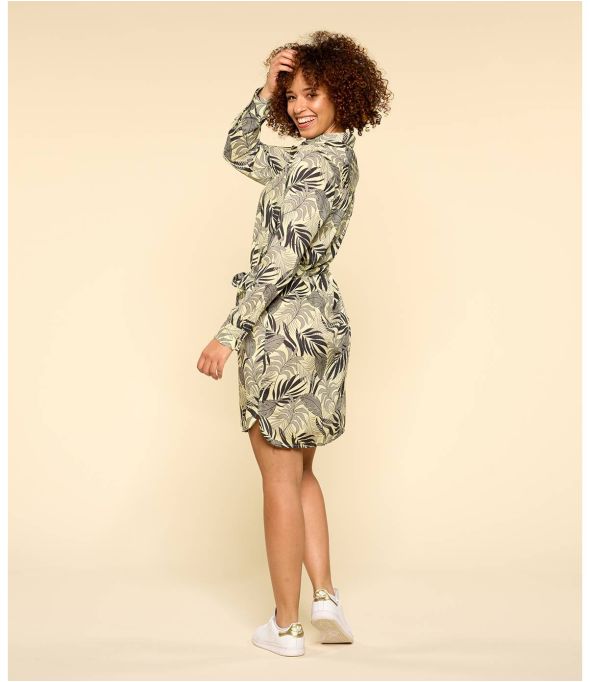 KAIA THAÏS GRIS Vestido modal para mujer - - Storiatipic