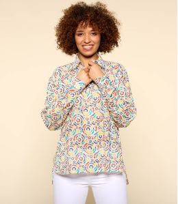 COSY MAYA MULTI Camicia da donna in cotone - - Storiatipic