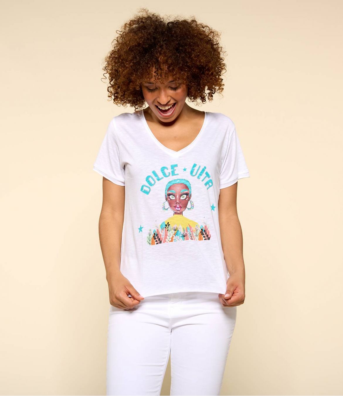 VITA BLANC M-H T-shirt en Coton bio pour Femme - 1