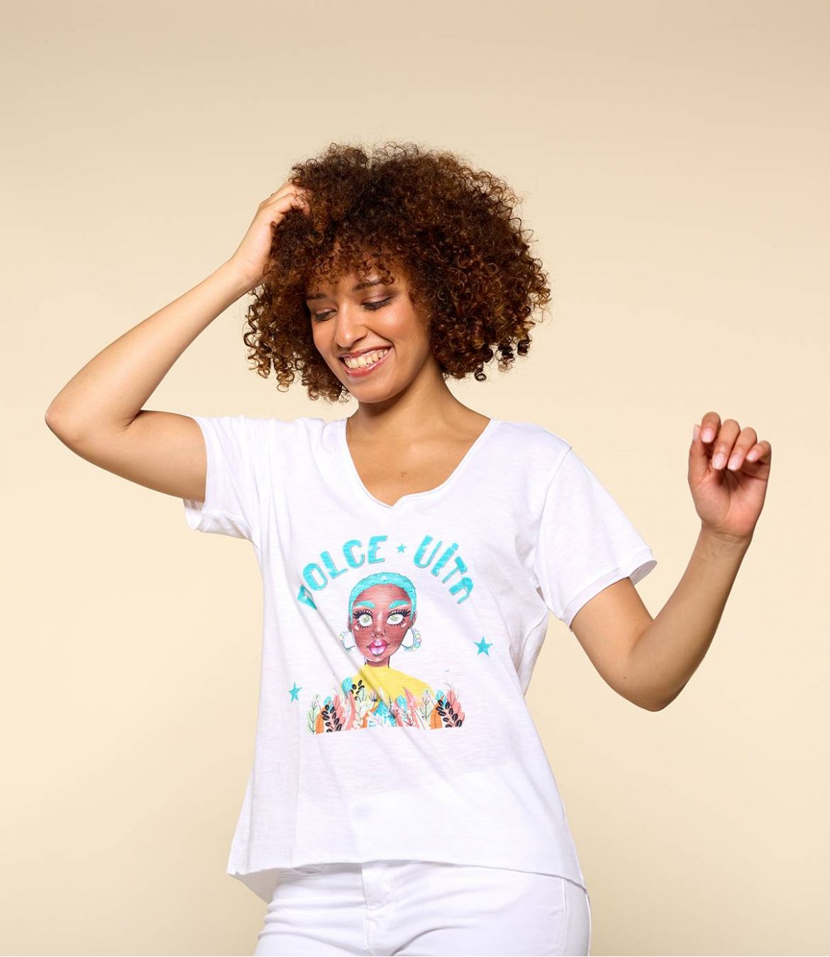 VITA BLANC M-H T-shirt en Coton bio pour Femme - 2
