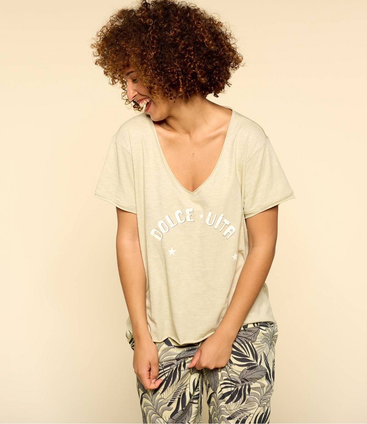 VITA BEIGE B T-shirt en Coton bio pour Femme - 2