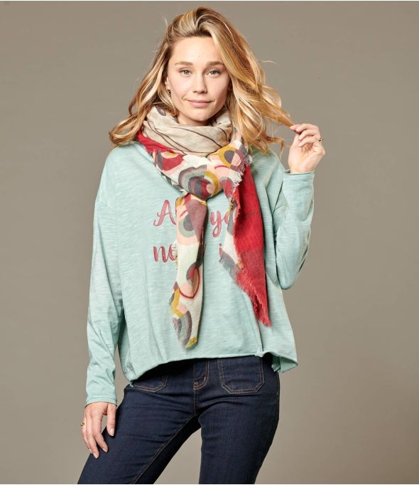 CASSY Damen Schal aus Wolle, Nylon 100 x 190 cm - Winter-Essentials - Storiatipic